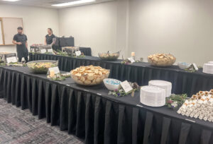 UVCC Catering Tables and Staff in Chenin Blanc Room