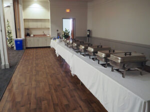 UVCC Merlot Room Catering Tables
