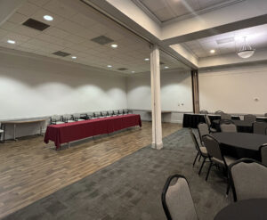 UVCC Merlot Room Catering Tables