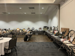 UVCC Merlot Room Auction Tables