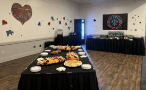 UVCC Merlot Room Catering Tables